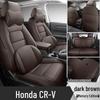 Custom Fit Leather Seat Cushions for 23 Honda CRV Models - Five-Seater, All-Season, Full Coverage.