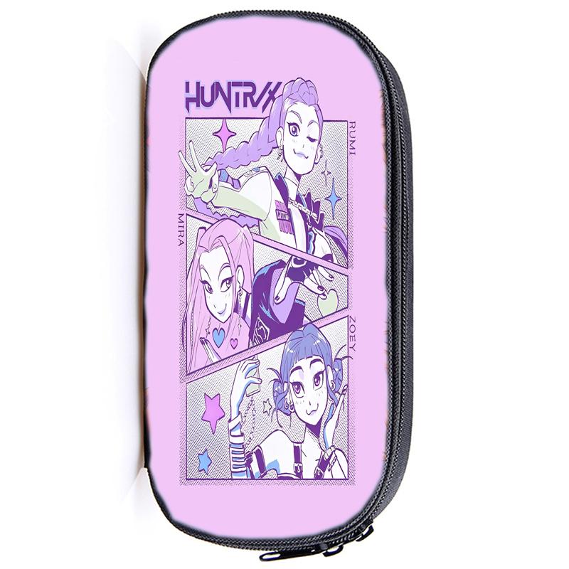 Пенал Huntrix Kpop Demon Hunters для студентов с несколькими отделениями