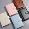 A6 Splicing Retro Style PU Leather DIY Binder Notebook Only Cover Diary Books Schedule Covers School Stationery