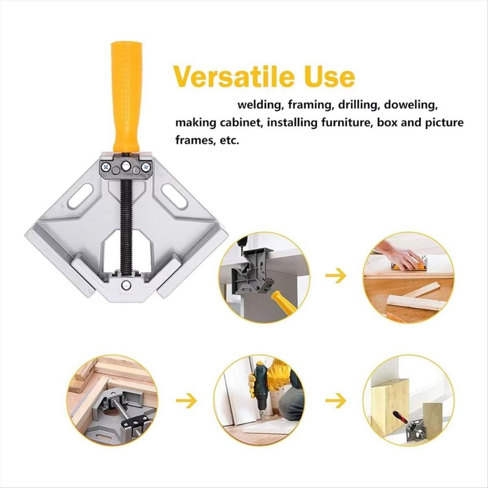 Adjustable Swing Jaws Right Angle Clamp 90° Angle 90 Degree Angle Clamp Welding Tasks