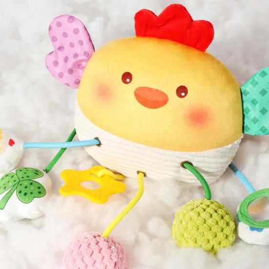 Игрушка для автокресла, игрушка-краб для малышей, тянущаяся игрушка, мягкая тканевая развивающая игрушка