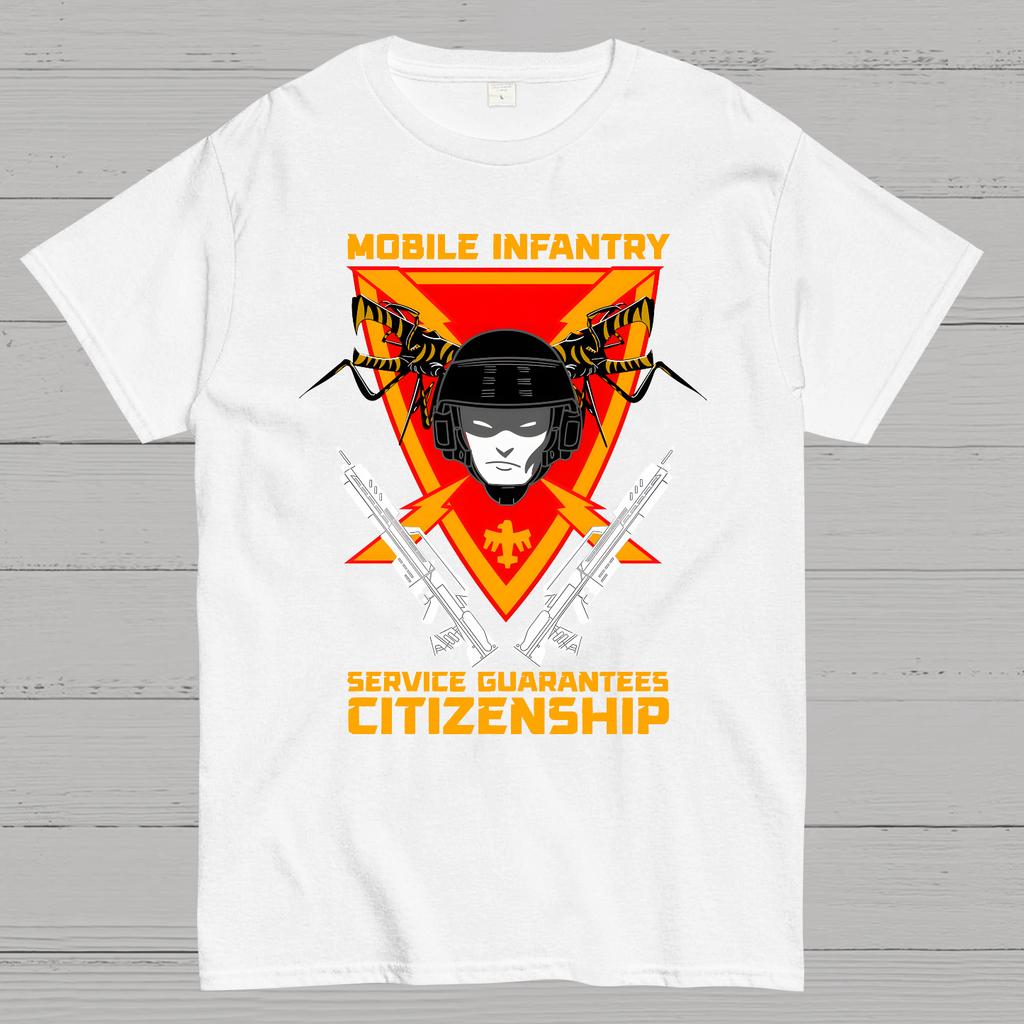 Mobile Infantry Cotton Summer Casual Cool Loose T-Shirt