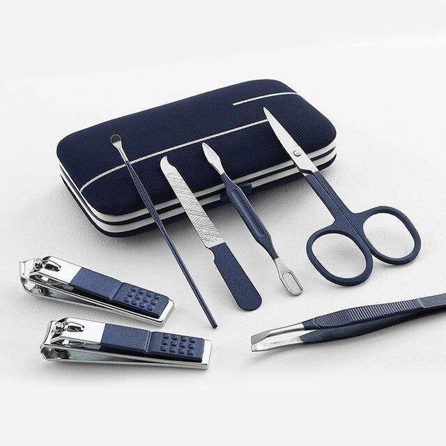 Набор машинок для стрижки ногтей, маникюрный резак из нержавеющей стали, триммер, ушная ложка, машинка для стрижки ногтей, профессиональные ножницы для педикюра, инструмент
