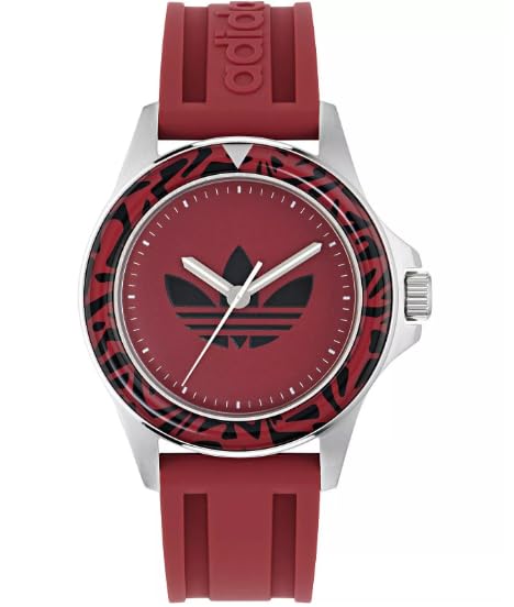 Повседневные часы AOFH24513 Красные [Adidas] [Б/у]