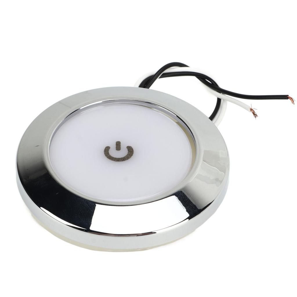 Автомобильный светильник для чтения 2,8 дюйма 24 В светодиодная подсветка с сенсорной кнопкой автомобильный интерьер для дома на колесах лодки фургона грузовика