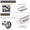 2PCS SUS 304 Stainless Steel Toilet Paper Holder, Brushed Nickel Wall Mount Toilet Roll Holder, Rustproof Single Bar for Bathroom Kitchen Washroom