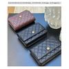Сяосянфэн камелия woc мешок для удачи золотая шариковая цепочка наплечная сумка-почтальон натуральная кожа ромбовидный цветок маленькая квадратная сумка женская