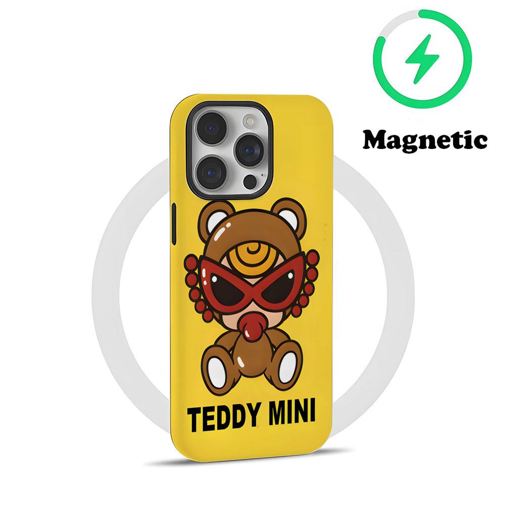Японская мода Hysteric Mini Чехол для телефона Магнитный Для IPhone 16 15 14 13 12 11 Pro Max X XR XSMax 7 8 Plus Глянцевая пленка Жесткий ПК Co