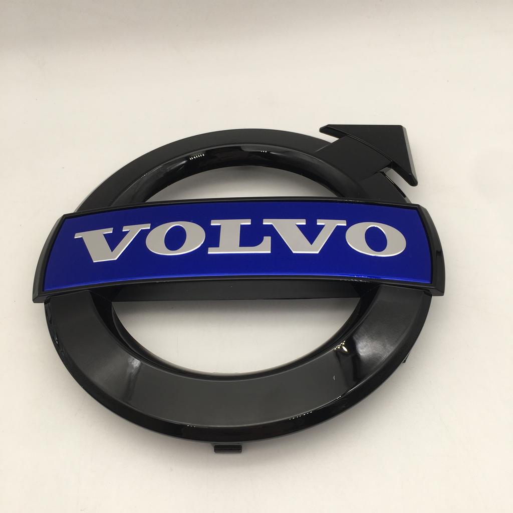 fqshd6 1pcs 3D for VOLVO XC60 XC90 Car Emblem Front Grille Hood Bonnet Sticker Badge Decal Styling auto accessories