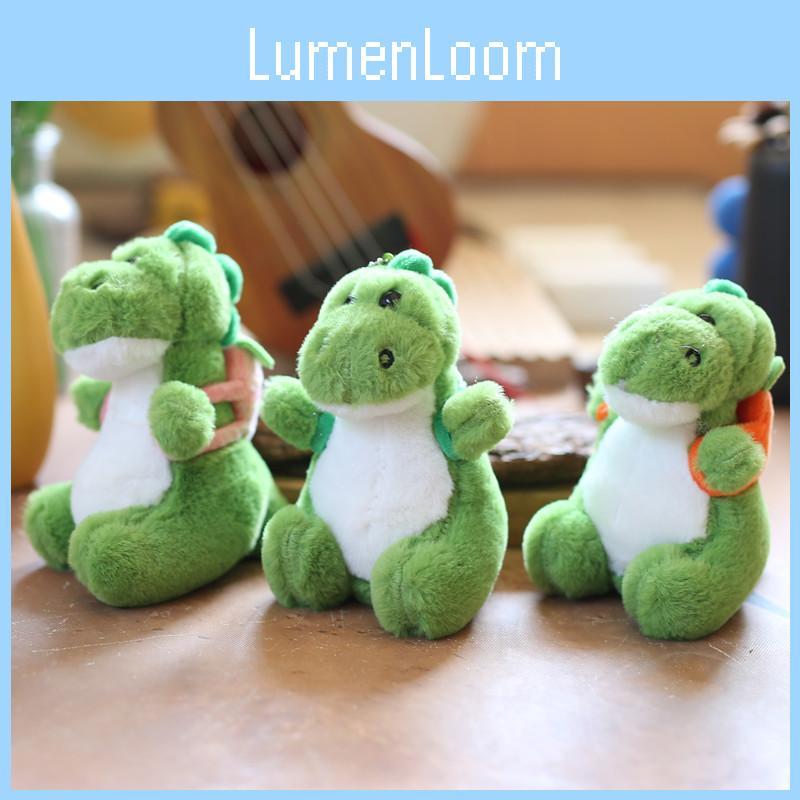 Adorable Plush Dinosaur Keychain Cute Soft Toy Backpack Accessory And Charm