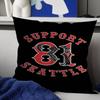 Club Hells AAngels Logo Cushion Cover Pillowcase Upholstery Sofa Throw Pillow Home Decor Pillowcas