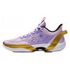 Three Points Rain 1a Generazione Capodanno Assorbimento degli Urti Resistenti all'Usura Scarpe da Basket Basse Uomo sneaker Viola 912411102-3