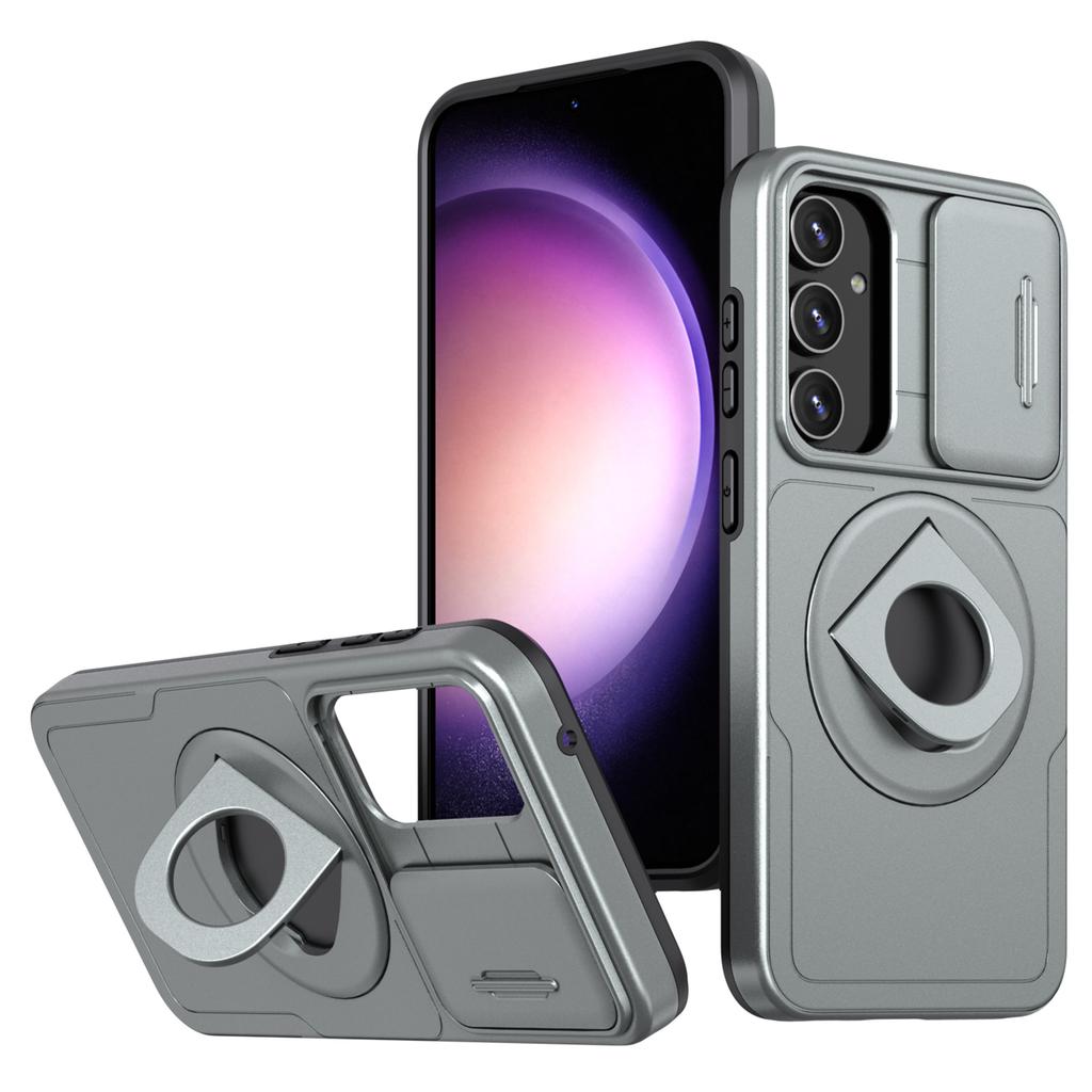 Для Samsung Galaxy S23 FE Чехол PC+TPU+Магнит N52 Защитный чехол для телефона Совместим с MagSafe