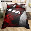 3D Американский футбол King Queen Пододеяльник Мяч Спортивный комплект постельного белья для детей подростков мальчиков любителей спорта 23 шт. полиэстер пододеяльник