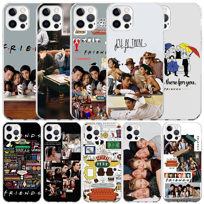 Friends Tv Show Funny Family Phone Case For IPhone 16 17 Air 16E 15 14 Plus 13 Mini 12 11 Pro Max 7 8 + SE 2020 Soft TPU Back Co
