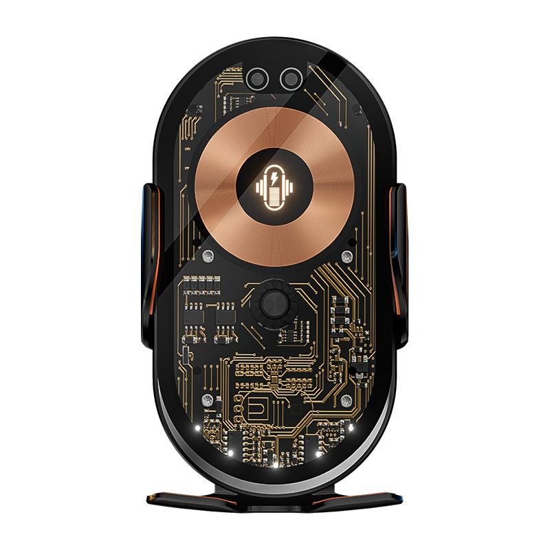 2024 M11 Magic Clip, прозрачный дизайн линий, автомобильный кронштейн с беспроводной зарядкой для мобильного телефона, открывающаяся и закрывающаяся навигационная стойка, автомобильные принадлежности