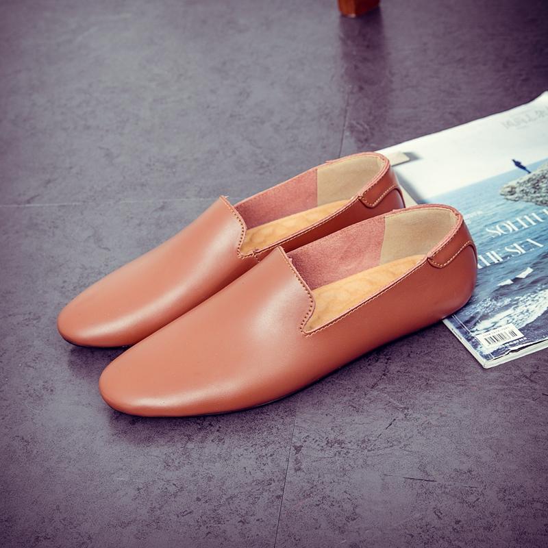 Итальянская мужская обувь для отдыха на открытом воздухе, повседневные, люксовые брендовые мужские мокасины из натуральной кожи, мокасины на плоской подошве, мужские дышащие туфли-лодочки слипоны, стр. 4