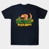 Мужская черная футболка с принтом Peekaboo, печать на трансферной бумаге без вырезания, хлопковая футболка