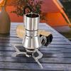 Кофеварка Moka Pot для кемпинга, эспрессо-машина, дистиллятор для кофе, кофеварка Moka Pot из нержавеющей стали для кемпинга на открытом воздухе, аксессуары