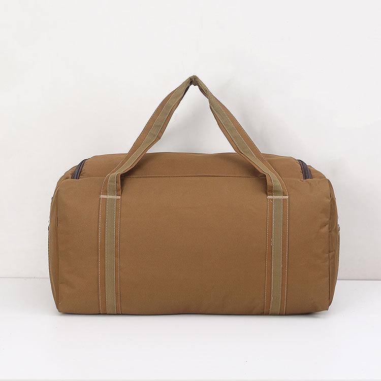 Мужская большая водонепроницаемая холщовая дорожная сумка - военный стиль, портативная для дальних поездок на открытом воздухе