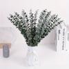 1 шт. Искусственные зеленые растения Эвкалипт, для украшения свадебной вечеринки, украшения дома, горшечные украшения