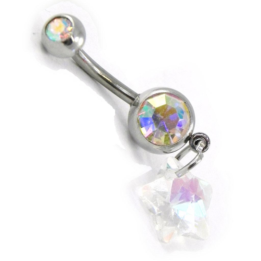 Les Trésors De Lily [H9422] - Пирсинг «Звезда» бореально-белый.