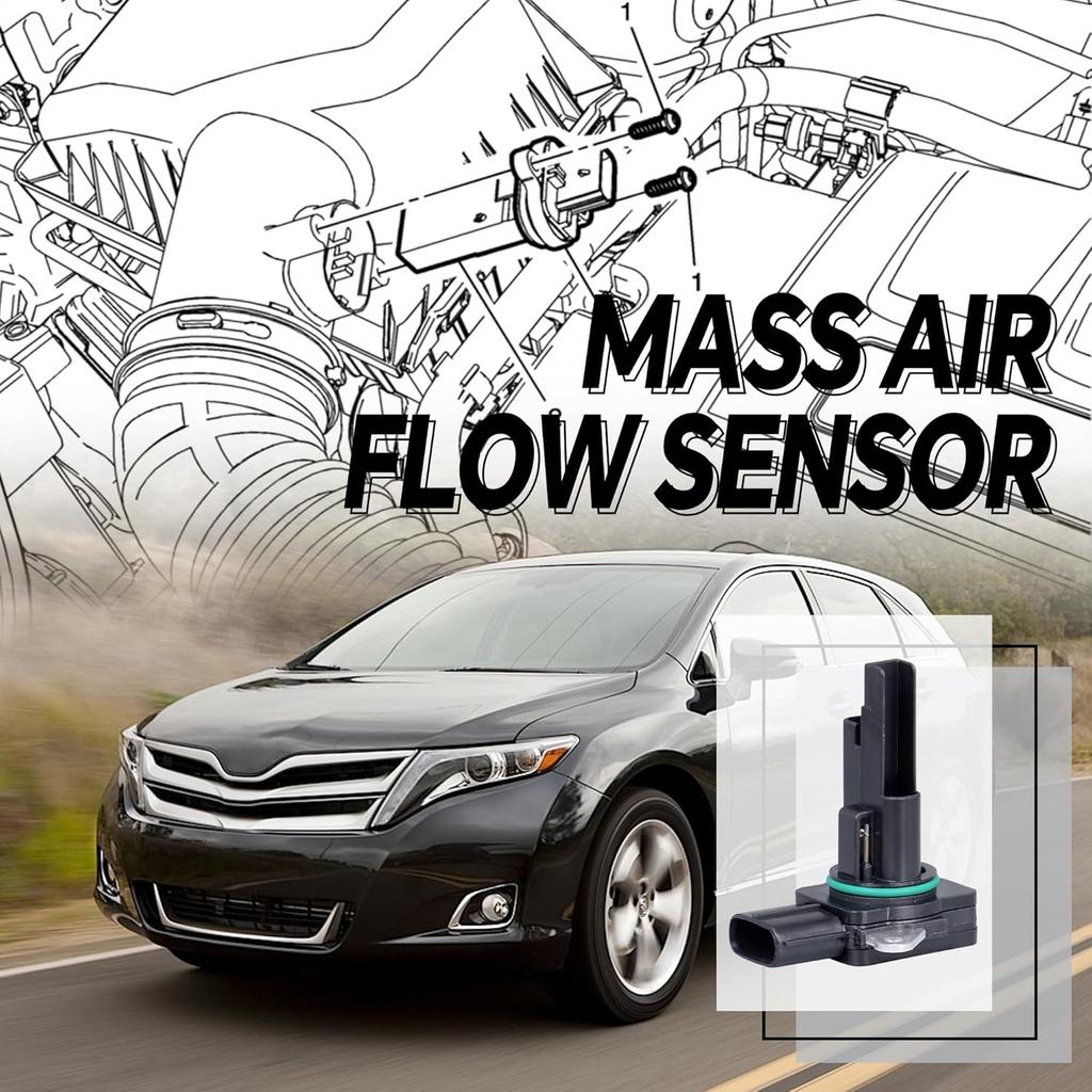 Mass Air Flow Sensor MAF 22204-31020 Compatible with Toyota Camry/Corolla/Highlander/RAV4, Lexus ES350/GS350/IS350/RX350, Scion TC/XB/XD, Replaces