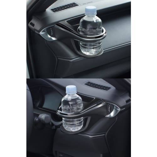 Tsuchiya Yac Drink Holder for Driver Seat SY-HR11 Passenger Seat SY-HR12 Toyota 80 Series Harrier Exclusive Air Conditioner Car Model Exclusive Black