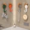 Punch-Free Wall Hooks Strong Adhesive Hanging Wall Hook Rack for Kitchen Bathroom Bedroom Shower Hanger Wall Traceless Hook