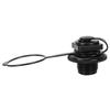 23.9mm Black Plastic Inflatable Fishing Boat Replacement Air Valve