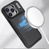 Detachable Card Bag Leather Case for iPhone 17 Pro Max Air 16 Plus 15 14 13 12 Magnetic Wireless Charging Lens Frame Stand Cover