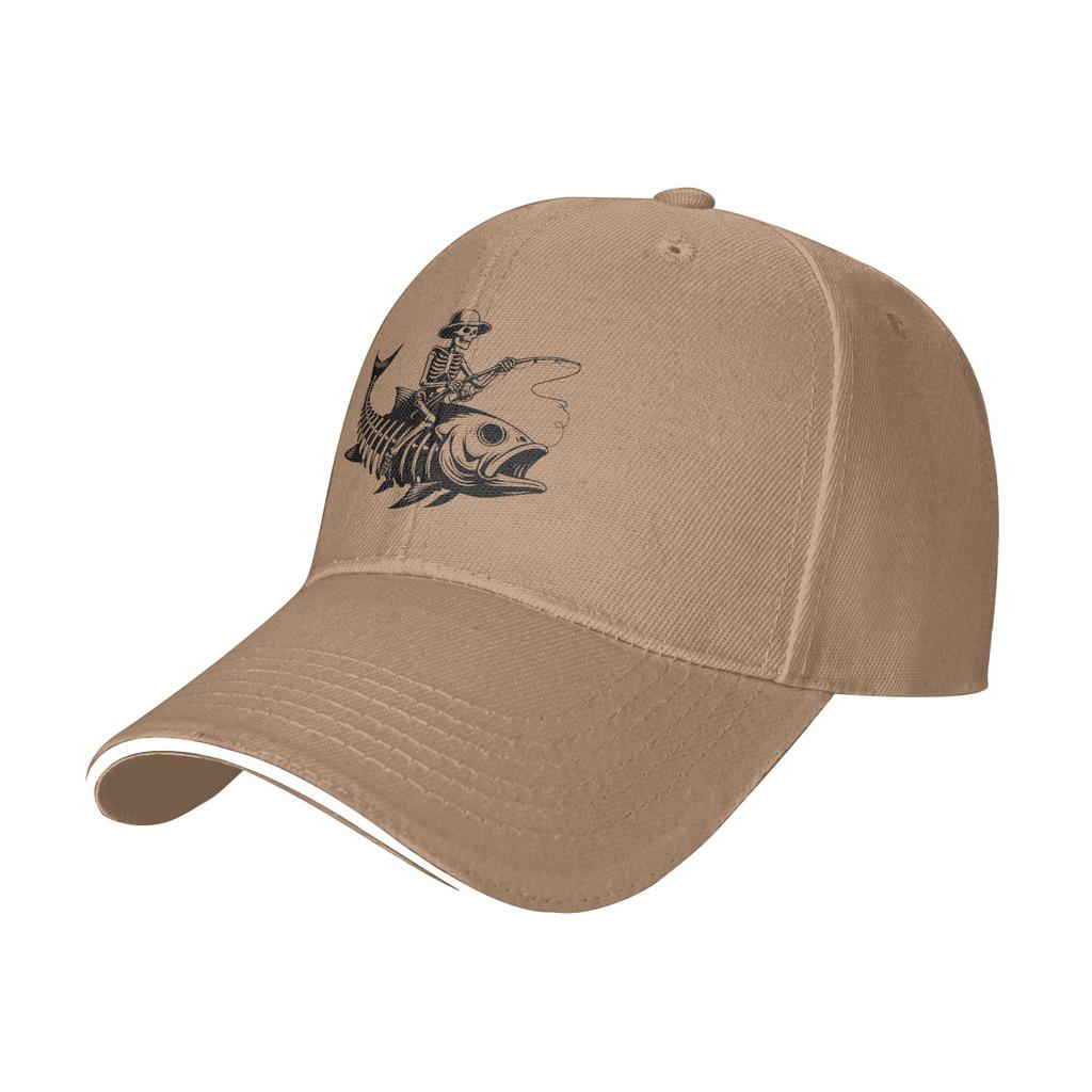 Fishing Bone Casual Baseball Cap Hiking Fishing Trucker Hat Spring Dropshipping FeUnisex Unisex Classic Baseball Caps