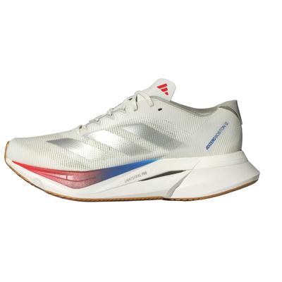 Adizero Boston 12 White Matte Silver Pure Ruby женские кроссовки Core-White JI4480