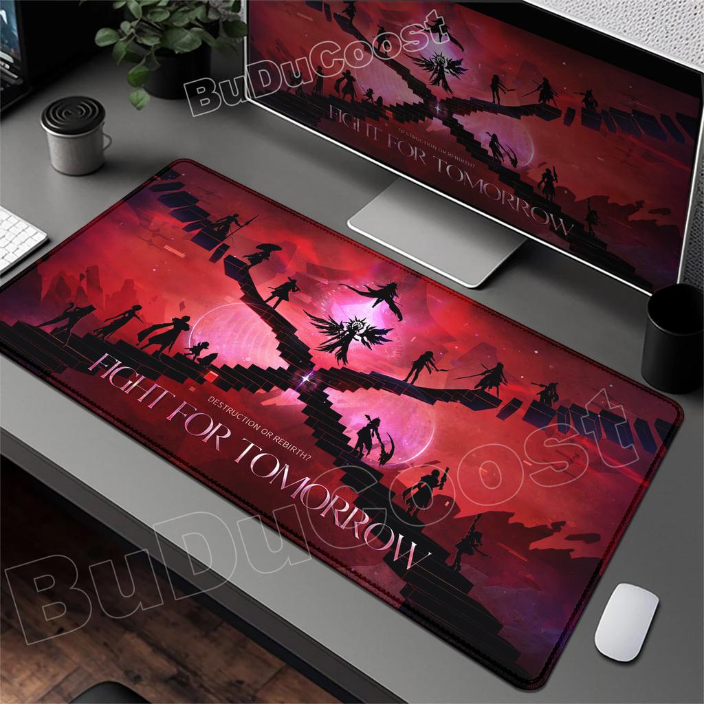 Новый Коврик для мыши Honkai Star Rail Hysilens Evernight Большой Компьютерный Офисный Настольный Коврик XXL Резиновый Противоскользящий Игровой Коврик для Клавиатуры и Мыши
