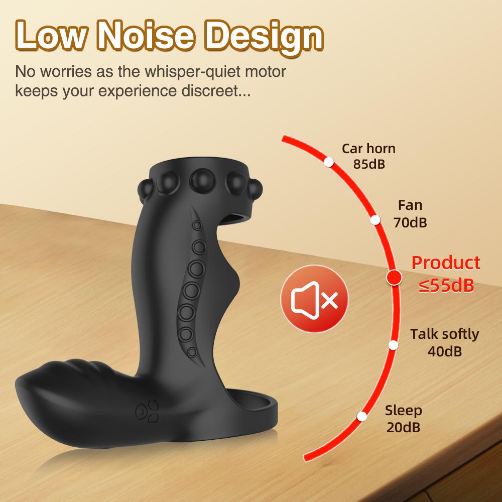 Adult Supplies Vibrating Cock Ring Clitoral Stimulation Vibrator Penis Ring G Spot Delayed Ejaculation Sex Toys for Men Couple