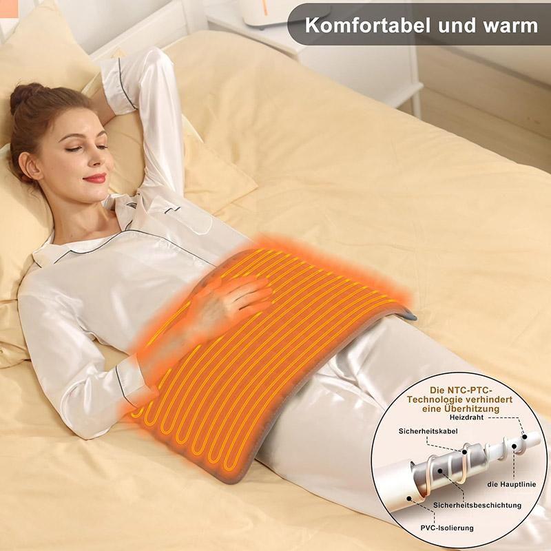 Грелка, Тепловая подушка с автоматическим отключением, Тепловая подушка для спины, шеи, плеча, живота, Мягкая фланелевая поверхность