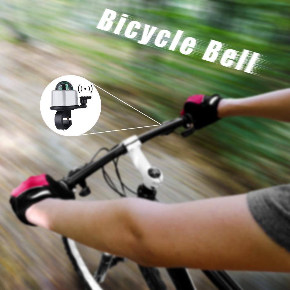 Sport Handlebar Accessory Compass Cycling Ring Bicycle Bell