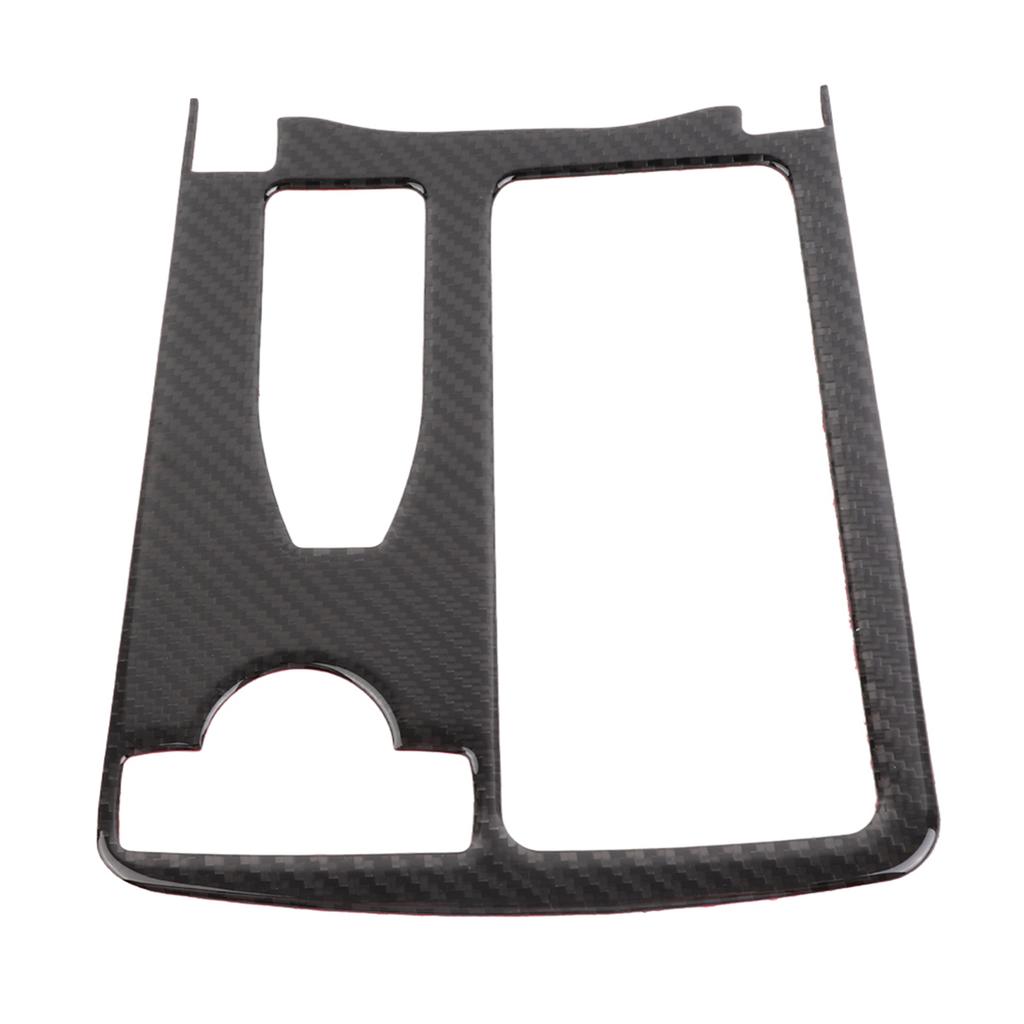 Carbon Fiber Water Cup Holder Trim Cover Fit for C Class W204 07 13