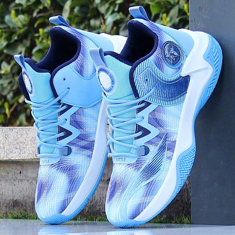 Брендовые баскетбольные кроссовки мужские с высоким берцем для занятий спортом на открытом воздухе амортизирующие мужские спортивные кроссовки для ходьбы кроссовки Zapatillas красные