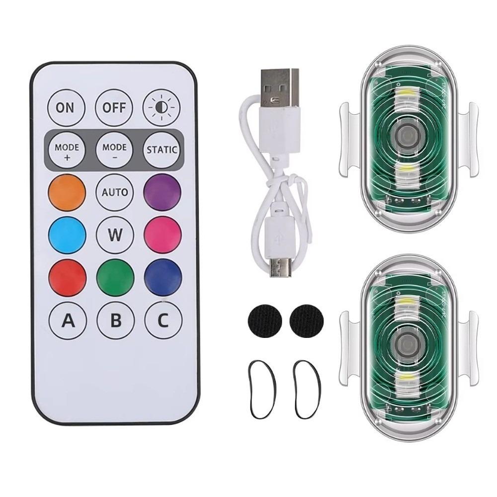 7-Color LED Indicator Light Universal Fit Motorcycle Modified Light Aviation Enthusiasts