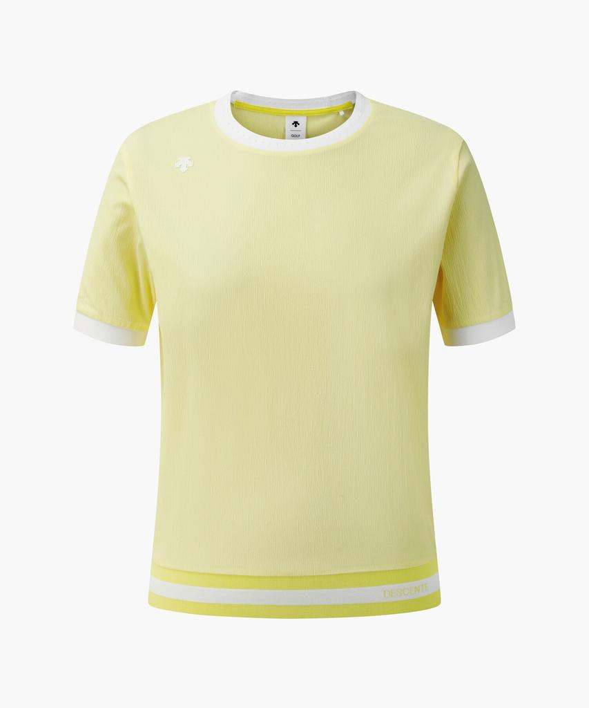 DESCENTE GOLF Women'S Round Neck Blouson T-Shirt Dr22Wfns4A