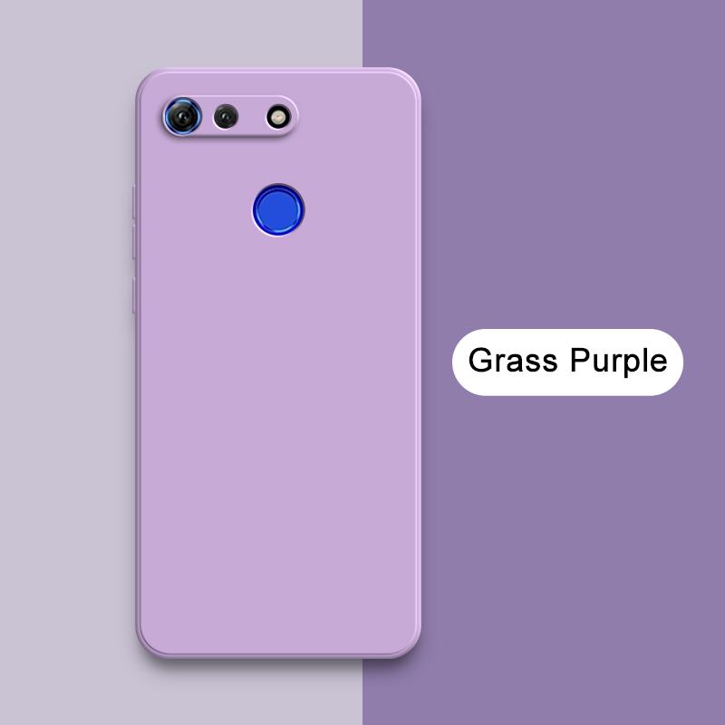 Квадратный жидкий силиконовый чехол для Honor View 10 20 V10 V20 Lite Мягкий противоударный чехол View10 View20 Мобильный телефон Funda
