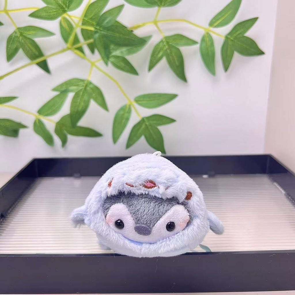 Милый и очаровательный плюшевый кулон в виде пингвина-дельфина, красочный брелок для аксессуаров для сумки