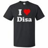 Футболка унисекс I Love Disa I Heart Disa