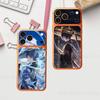 Популярная Игровая Фигурка Странник Genshin Обычная Наклейка Скин Для IPhone17 Pro ProMax Задняя Пленка Чехол Обертка Антицарапина Прочная Наклейка