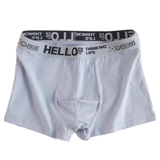 Мужские шорты, трусики с буквенным принтом, лоскутные цветные шорты, трусы со средней талией, дышащее удобное нижнее белье