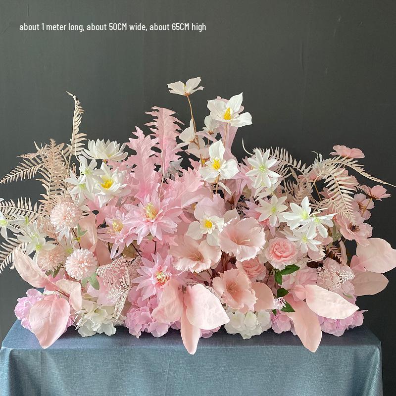 Искусственный Цветочный Декор для Свадебного Места Проведения: для Дорожки, Сцены и Банкетного Зала