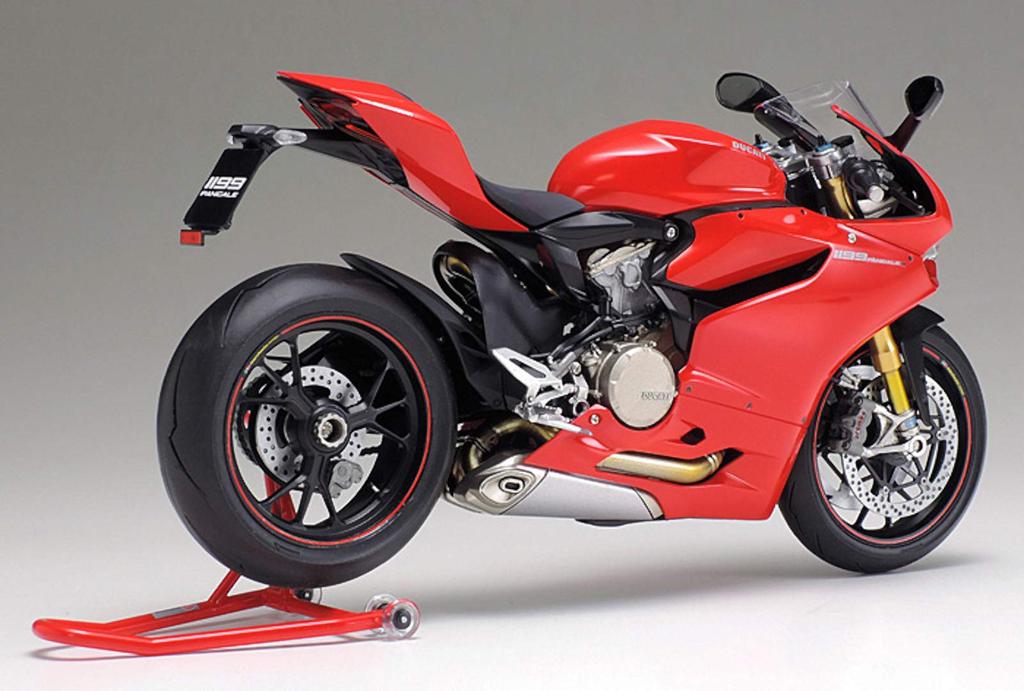 Tamiya Серия Мотоциклы 129 Ducati 1199 Panigale S Пластиковая модель-конструктор 14129 1/12 №