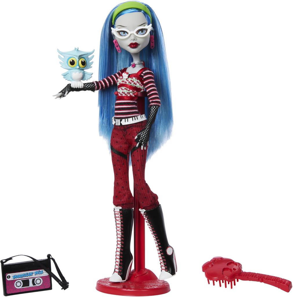 Monster High Booriginal Creeproduction Doll, Ghoulia Yelps Collectible Reproduction, Doll Stand, Diary, Pet Owl, Sir Hoots-A-Lot (Amazon Exclusive).
