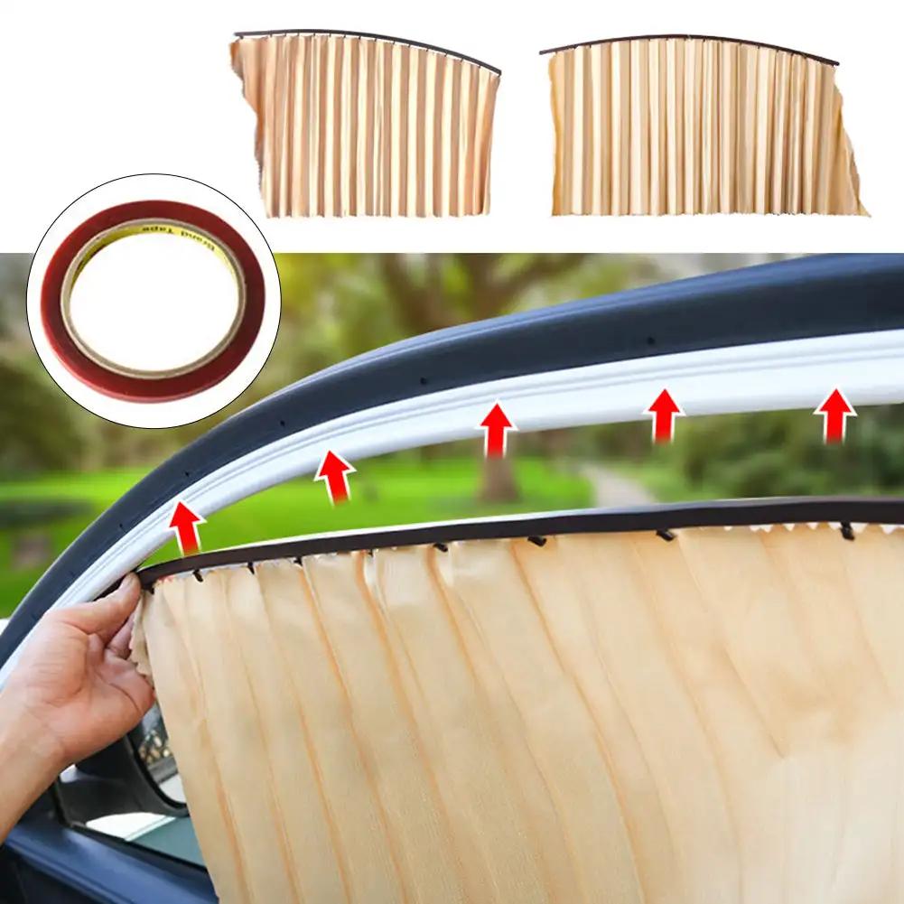 2/4 шт. солнцезащитный козырек на окно автомобиля, полностью магнитный, передний задний ряд, солнцезащитный козырек, универсальная защита боковых окон автомобиля, автомобильные шторы